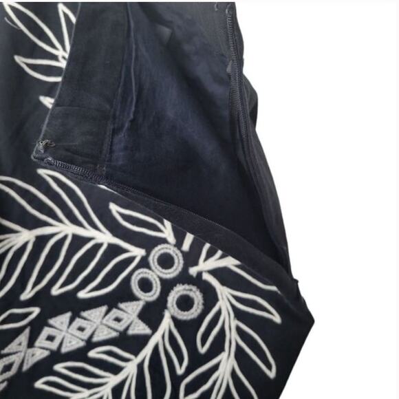 Anthropologie Maeve Embroidered Palm Tree Midi Skirt Size 6 New w/ Tag MSRP $98 - Picture 8 of 14